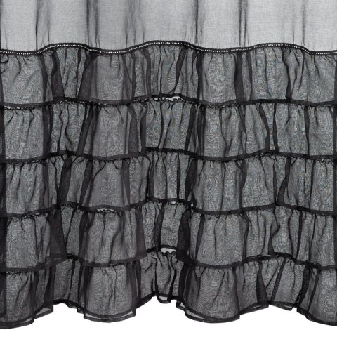 FIRANA GOTOWA CARLI NA TAŚMIE 140 X 250 CM CZARNY