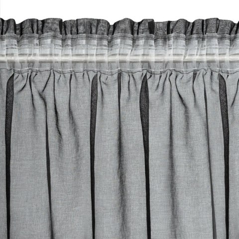 FIRANA GOTOWA CARLI NA TAŚMIE 140 X 250 CM CZARNY