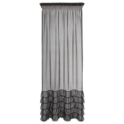 FIRANA GOTOWA CARLI NA TAŚMIE 140 X 270 CM CZARNY