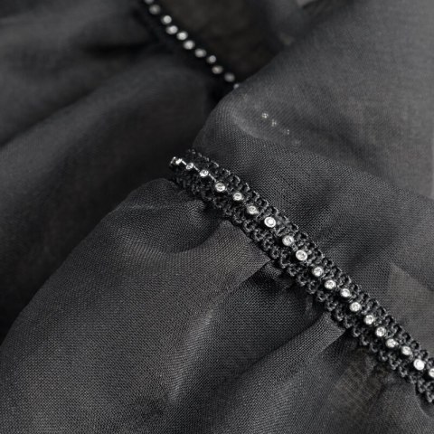 FIRANA GOTOWA CARLI NA TAŚMIE 140 X 270 CM CZARNY