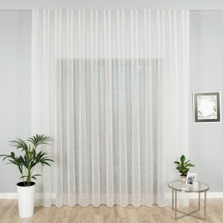 Firanka fantazyjna z ołowianką na metry 003579 wysokość 330 cm kolor kremowy