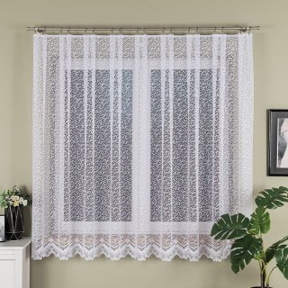 Firanka żakardowa na metry 004542 wysokość 180 cm kolor biały