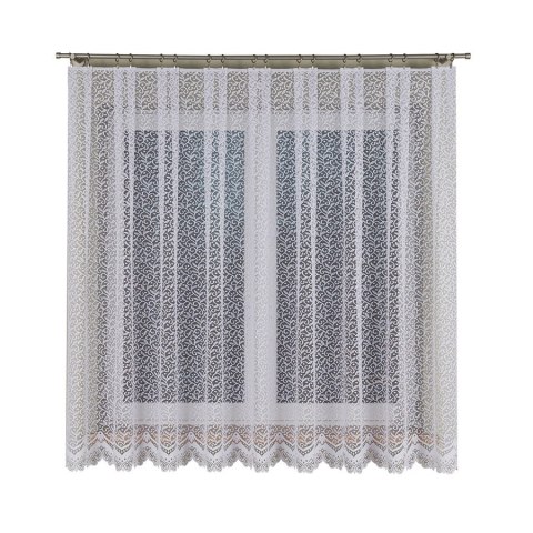 Firanka żakardowa na metry 004542 wysokość 180 cm kolor biały