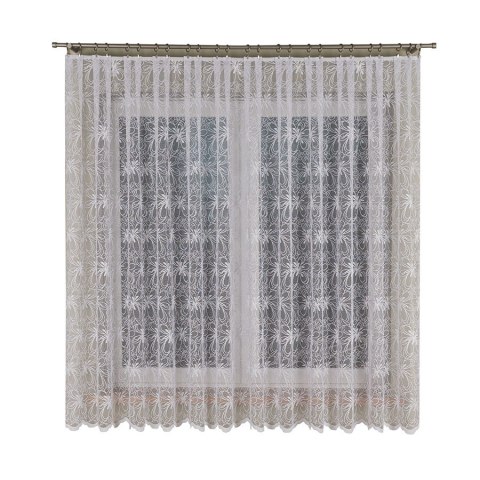 Firanka żakardowa na metry 107269 wysokość 180 cm kolor biały