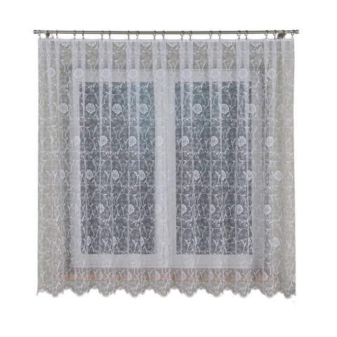 Firanka żakardowa na metry 107282 wysokość 180 cm kolor biały