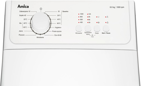 Pralka Amica HWA3T610CN Pralka Amica HWA3T610CN