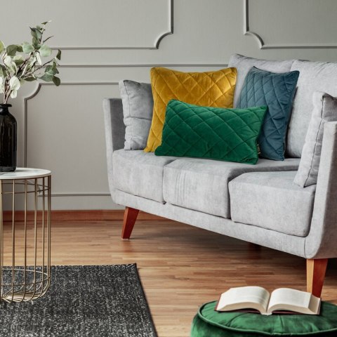 POSZEWKA VELVET 27 45 X 45 CM JASNOPOPIELATY