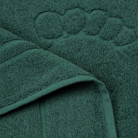 DYWANIK ŁAZIENKOWY SAMMY (06) 50 X 70 CM CIEMNOZIELONY