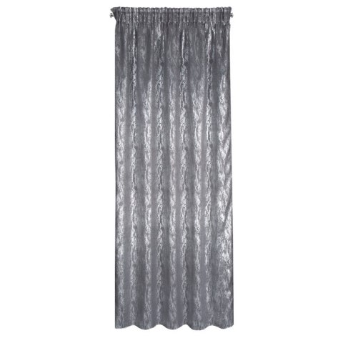 ZASŁONA GOTOWA ELISE NA TAŚMIE 140 X 270 CM STALOWY