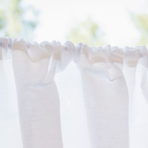 RACHELA Zazdrostka gotowa z ażurem, szerokość 150 x wysokość 75cm, kolor 001 biały 912432/ZAZ/001/150075/1