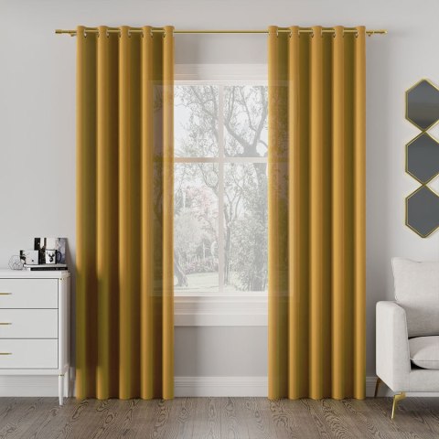 ARUBA Tkanina dekoracyjna wodoodporna, wysokość 300cm, kolor 019 musztardowy 759330/TDP/019/000300/1