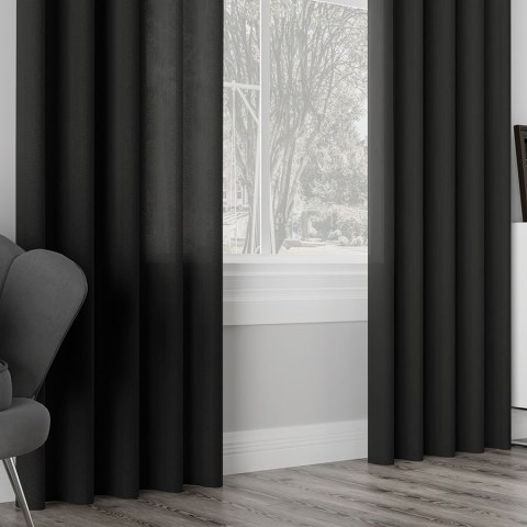 ARUBA Tkanina dekoracyjna wodoodporna, wysokość 300cm, kolor 111 czarny 759330/TDP/111/000300/1