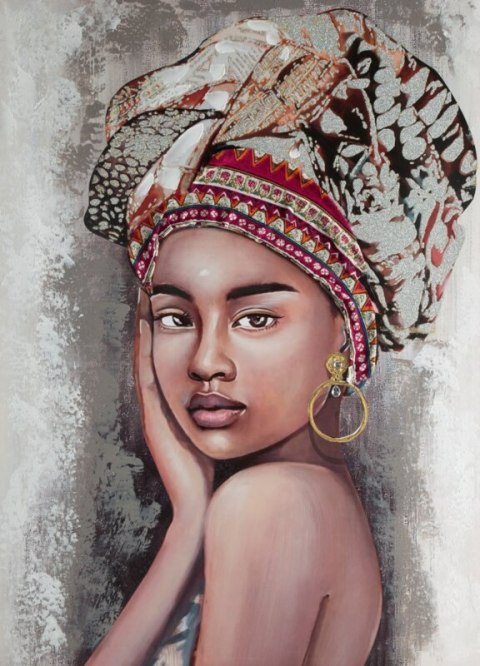 OBRAZ 648 70 X 100 CM BRĄZOWY