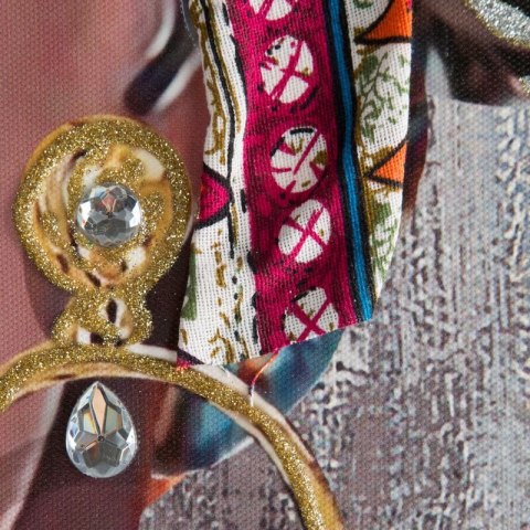 OBRAZ 648 70 X 100 CM BRĄZOWY