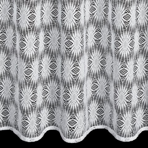 FIRANA GOTOWA ROZI 140 X 250 CM BIAŁY