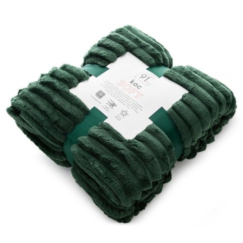 KOC D91 SOFT 170 X 210 CM CIEMNOZIELONY