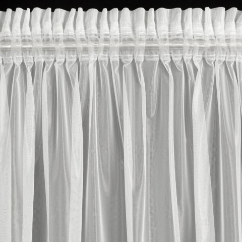 FIRANA GOTOWA LARISA NA TAŚMIE 140 X 270 CM BIAŁY