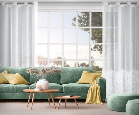 FIRANA GOTOWA MARGARET6 140 X 250 CM BIAŁY