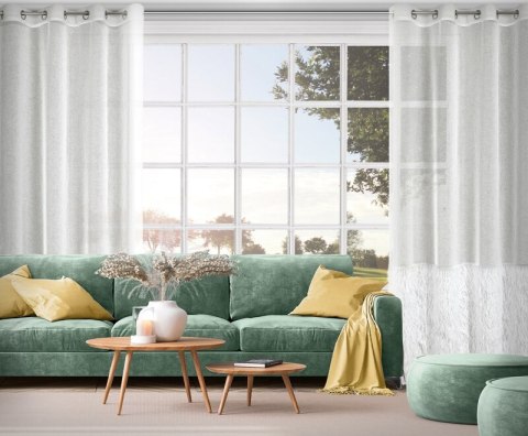 FIRANA GOTOWA MARGARET6 140 X 250 CM KREMOWY