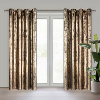 ZASŁONA GOTOWA EMILA 140 X 250 CM CZARNY