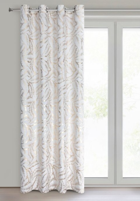 ZASŁONA GOTOWA MILENA 140 X 250 CM BIAŁY