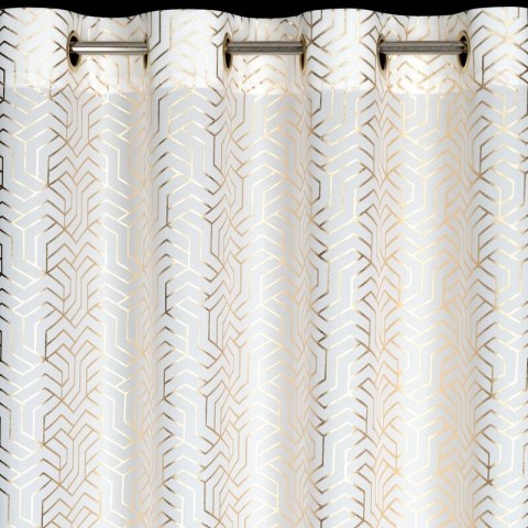 ZASŁONA GOTOWA SEMI 140 X 250 CM BIAŁY