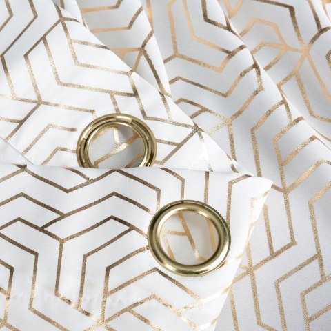 ZASŁONA GOTOWA SEMI 140 X 250 CM BIAŁY