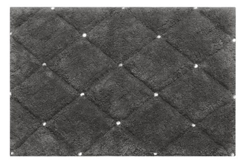 DYWANIK ŁAZIENKOWY CHIC (2) 50 X 70 CM STALOWY