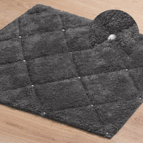 DYWANIK ŁAZIENKOWY CHIC (2) 60 X 90 CM STALOWY