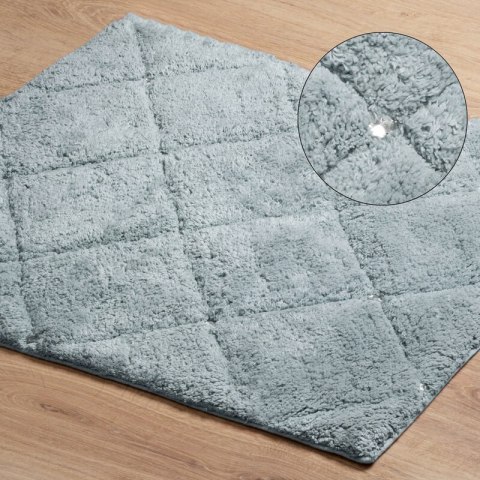 DYWANIK ŁAZIENKOWY CHIC (2) SREBRNY