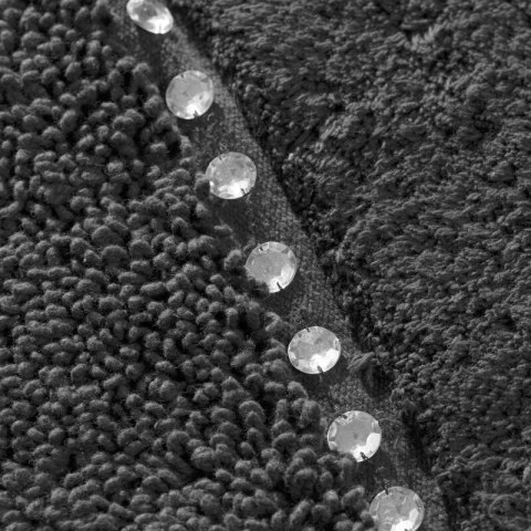 DYWANIK ŁAZIENKOWY CHIC 50 X 70 CM CZARNY