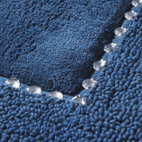 DYWANIK ŁAZIENKOWY CHIC 50 X 70 CM GRANATOWY