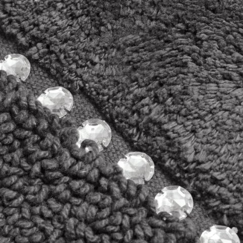 DYWANIK ŁAZIENKOWY CHIC 50 X 70 CM STALOWY