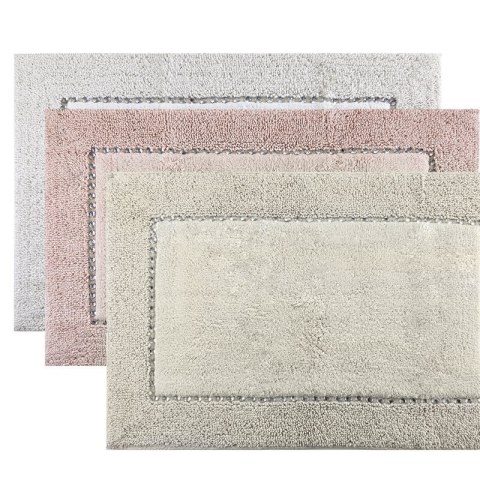 DYWANIK ŁAZIENKOWY CHIC 60 X 90 CM KREMOWY