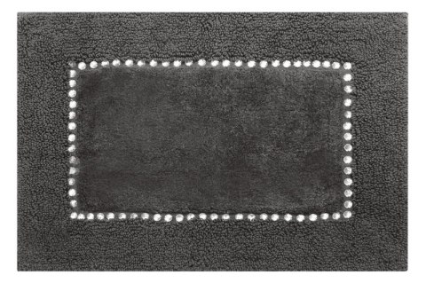 DYWANIK ŁAZIENKOWY CHIC 60 X 90 CM STALOWY