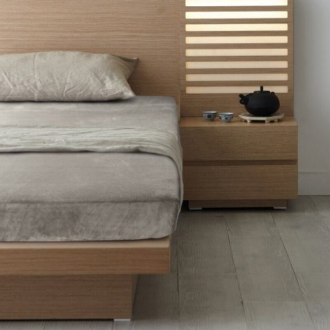 PRZEŚCIERADŁO FLANO 220 X 200 CM BEŻOWY