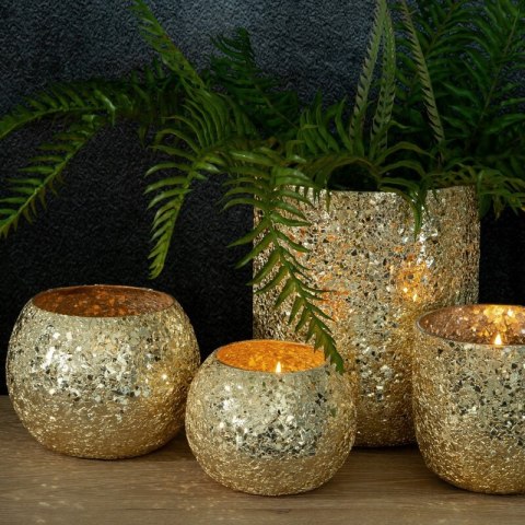 SZKŁO DEKORACYJNE MELIA (03) ZŁOTY