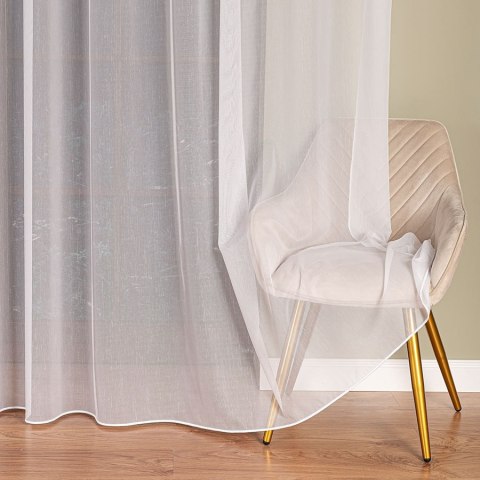 Firanka fantazyjna z ołowianką, wysokość 300cm, kolor 001 biały 017629/OLO/001/000300/1