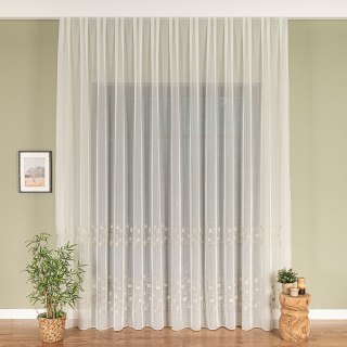 Firanka haftowana na metry 224128 wysokość 280 cm kolor kremowy