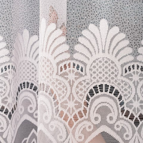 Firanka żakardowa na metry 361370 wysokość 170 cm kolor biały