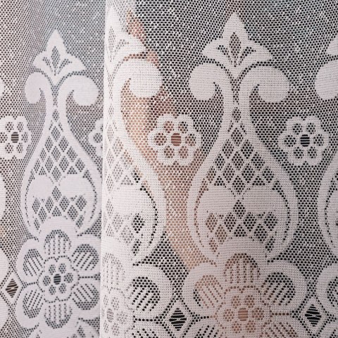 Firanka żakardowa na metry 360940 wysokość 250 cm kolor biały