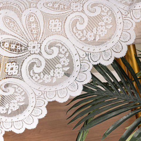 Firanka żakardowa na metry 361070 wysokość 250 cm kolor biały