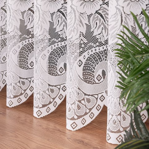 Firanka żakardowa na metry 361100 wysokość 200 cm kolor biały