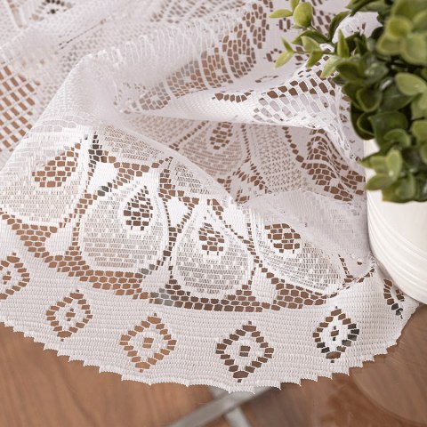 Firanka żakardowa na metry 361100 wysokość 200 cm kolor biały