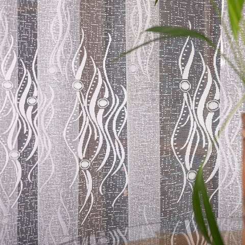 Firanka żakardowa na metry 049303 wysokość 250 cm kolor biały
