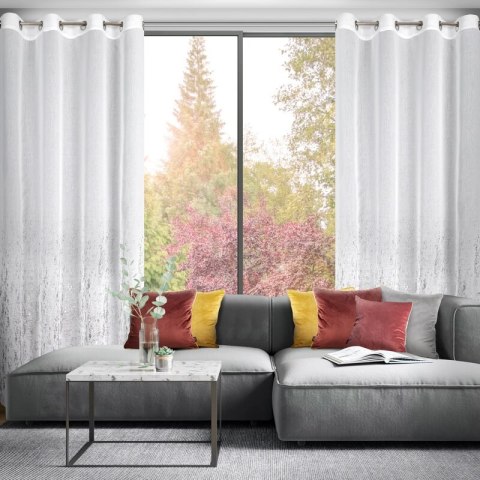 FIRANA GOTOWA OLIVIA 140 X 250 CM BIAŁY