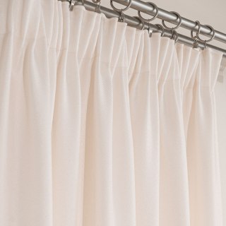 JODEŁKA Zasłona gotowa na taśmie, szerokość 140cm x wysokość 250cm, kolor 007 kremowy 724330/ZGT/007/140250/1