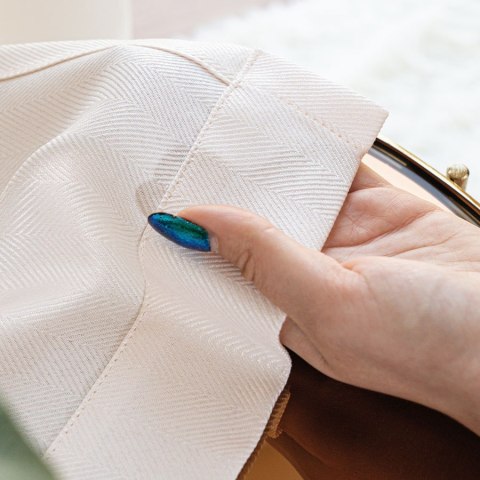 JODEŁKA Zasłona gotowa na taśmie, szerokość 140cm x wysokość 250cm, kolor 007 kremowy 724330/ZGT/007/140250/1