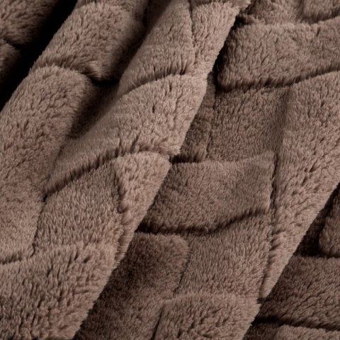 KOC D91 CARO 170 X 210 CM CIEMNOBEŻOWY