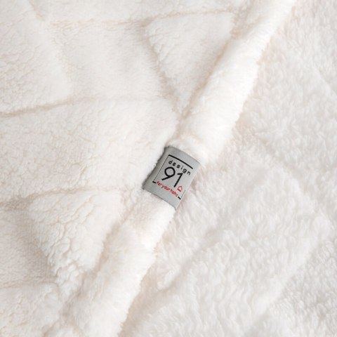 KOC D91 CARO 200 X 220 CM KREMOWY